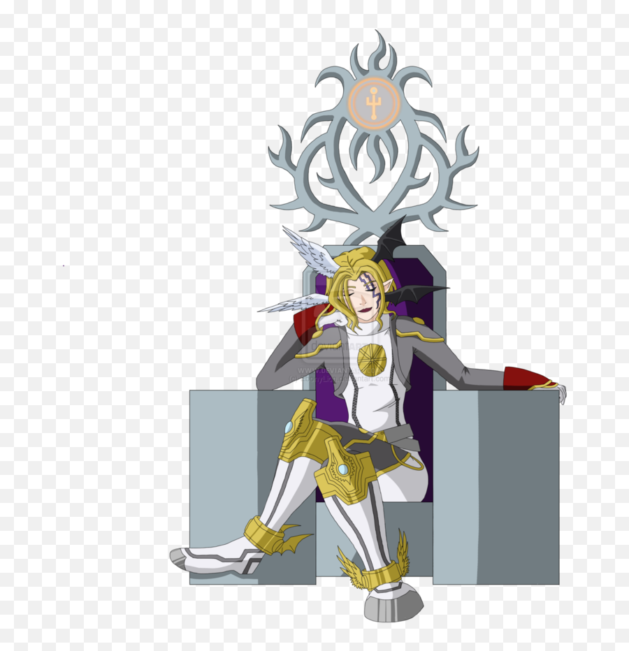 The King - Dibujo De Un Rey En Su Trono Emoji,Throne Clipart