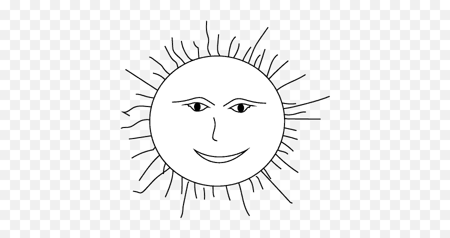 Sun Clipart Black And White Download Free Clipart Vector - Happy Emoji,Darkness Clipart
