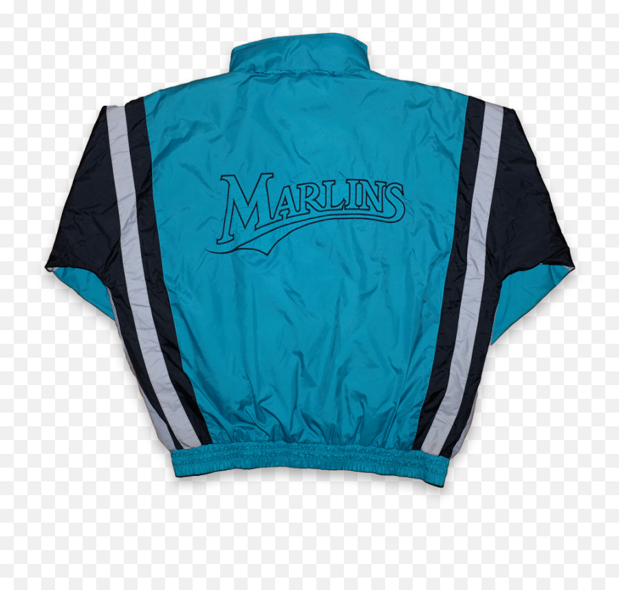 Vintage Starter Florida Marlins Jacket - Marlins Jacke Emoji,Flordia Marlins Logo