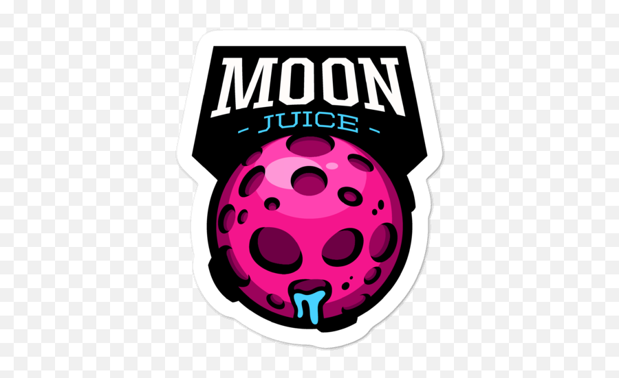 Moon Juice Logo Sticker V2 - Dot Emoji,Juice Logo