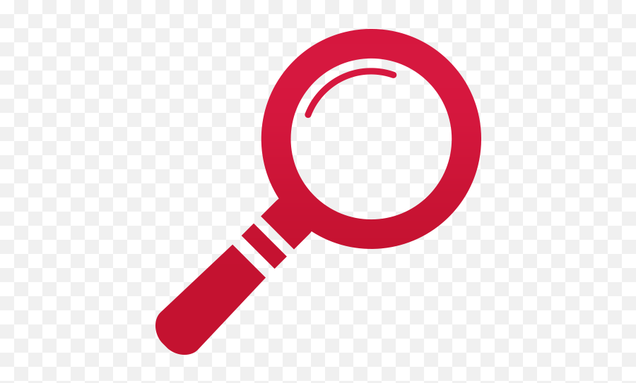 Magnifying Glass - Transparent Magnifying Glass Red Emoji,Magnifying Glass Png