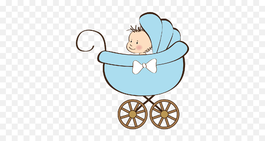 Baby Boy Stroller Clipart Emoji,Baby Carriage Clipart