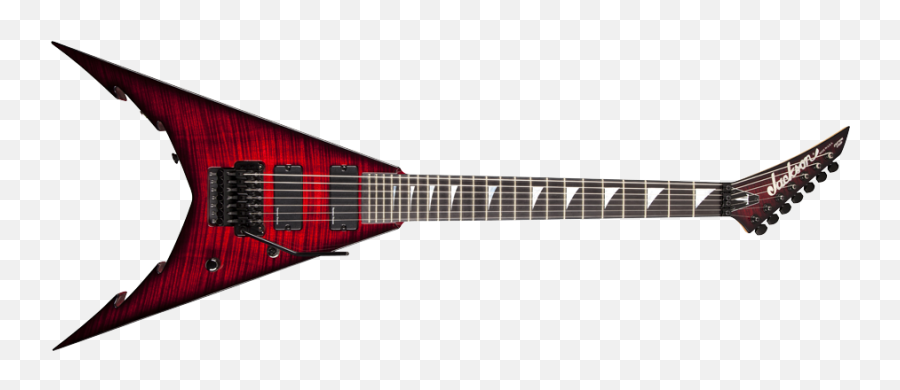 Jackson Guitars - Corey B King V7 Electric Guitar Wcase Transparent Red Emoji,Transparent Guitars