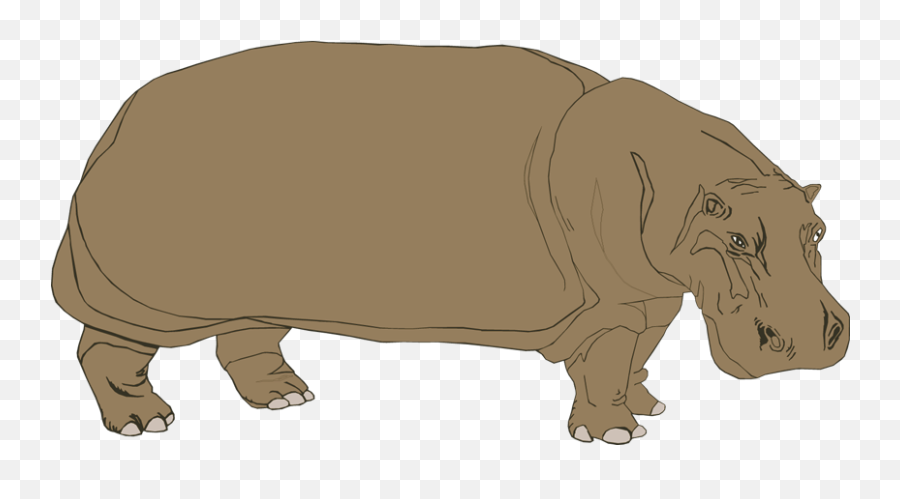 Hippo Clipart Hippopotamus Image 2 - Big Emoji,Hippo Clipart