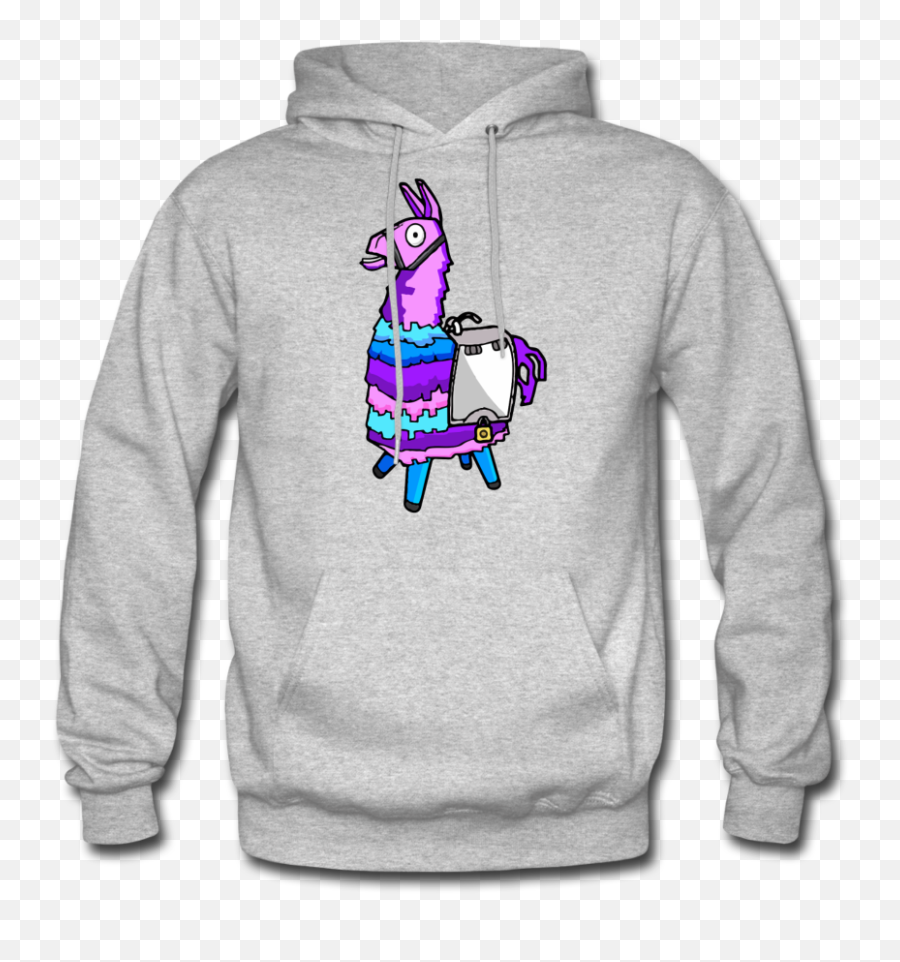 Loot Llama Hoodie Fortnite Video Game Sweatshirt U2013 Graphic Emoji,Fortnite Llama Transparent