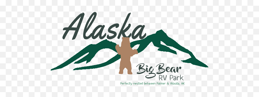 Big Bear Rv Park U0026 Campground Rustic Lodgings Wasilla Alaska Emoji,Campground Logo