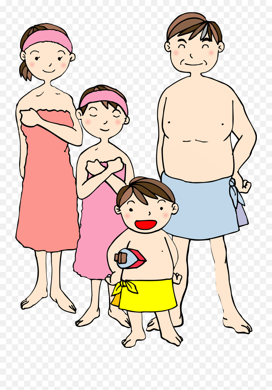 Family Bath Clipart - Standing Emoji,Bath Clipart
