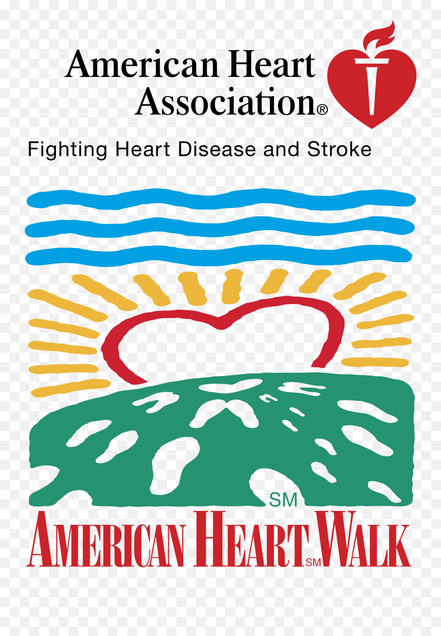 Download American Heart Walk Logo Png - American Heart Association Vector Emoji,American Heart Association Logo