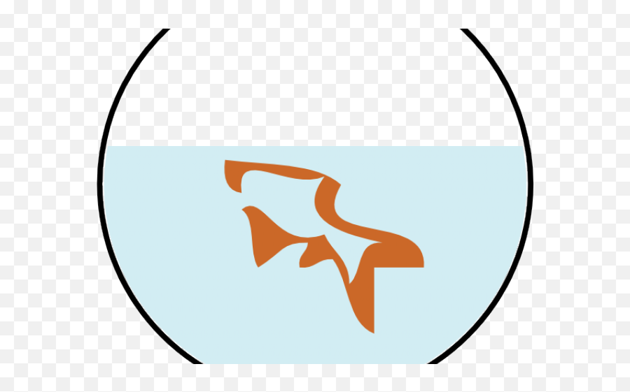 Fish Bowl Clipart Outline - Clip Art Full Size Png Dot Emoji,Bowl Clipart