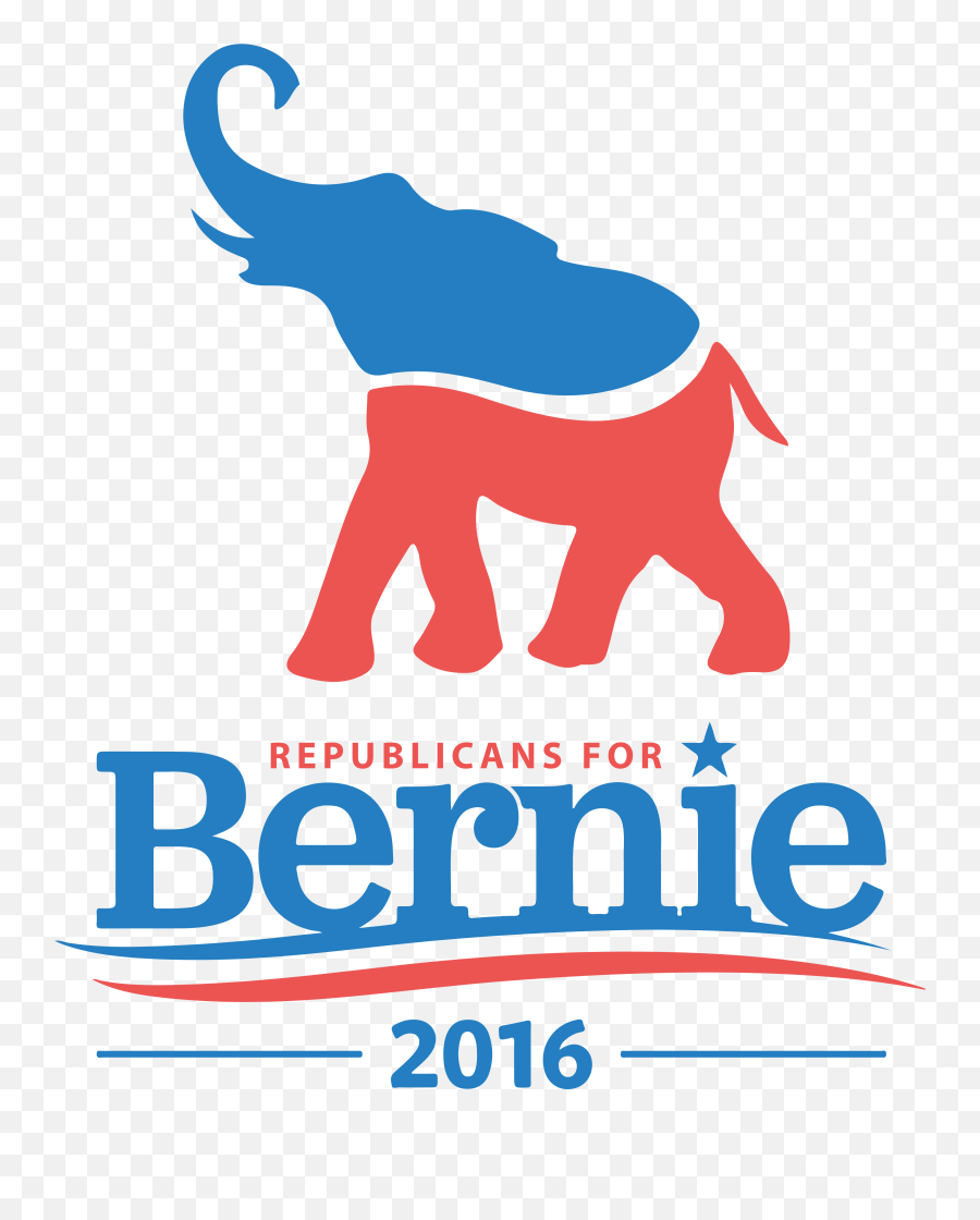 Republican For Sanders Logo Large Republicansforsanders - Bernie Sanders Emoji,Republican Elephant Logo