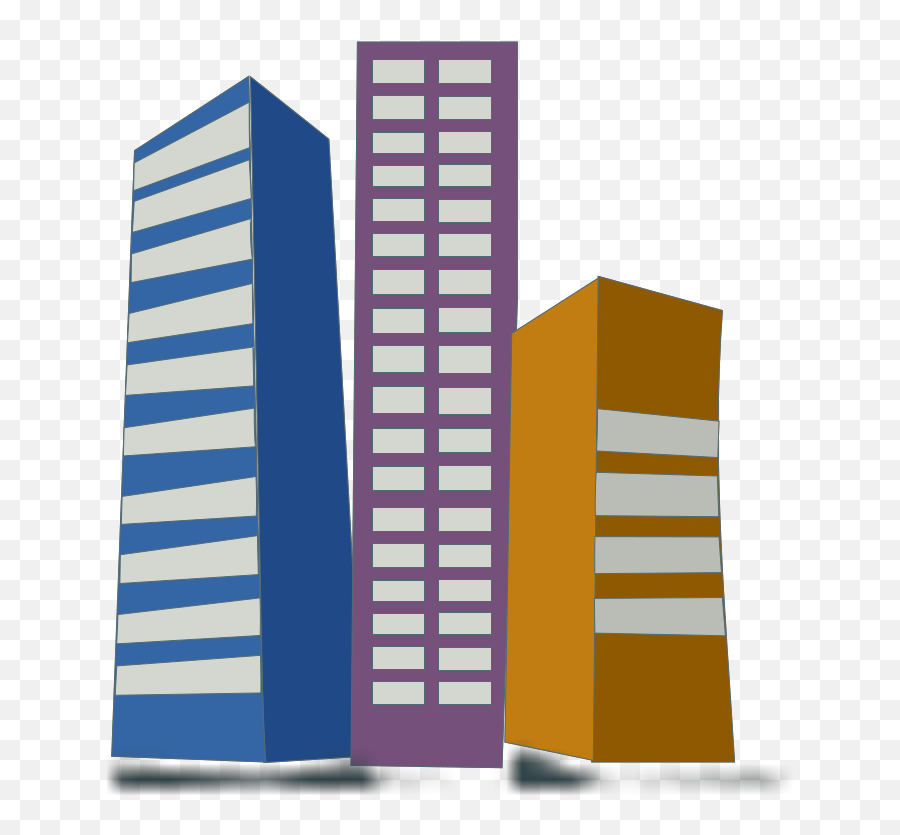 Real Estate High Rise Buildings Png - Clip Art High Emoji,Buildings Clipart