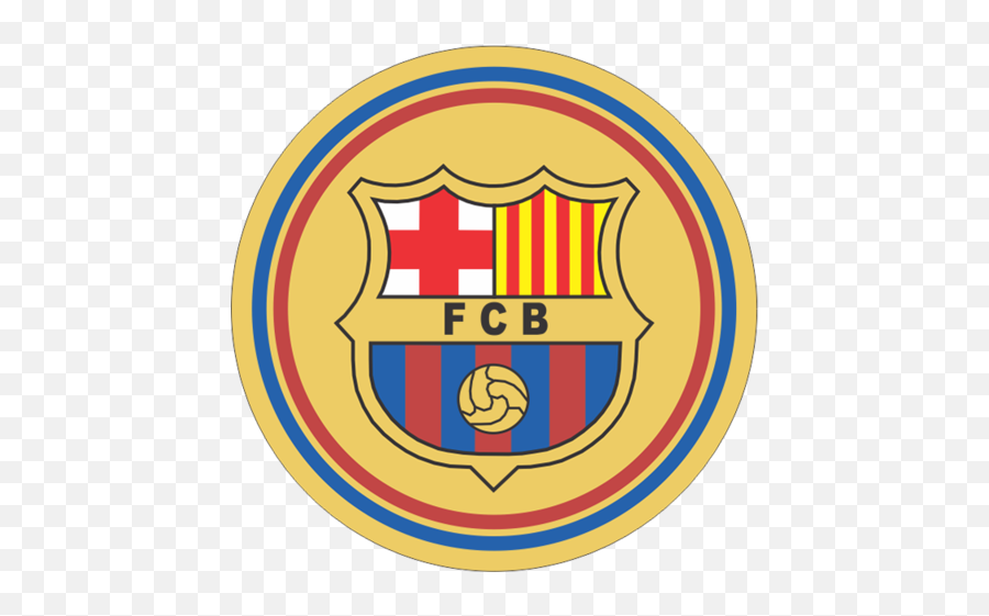 Fcb Team Round Decal - Soccer Pictures Of Barcelona Emoji,Fcb Logo