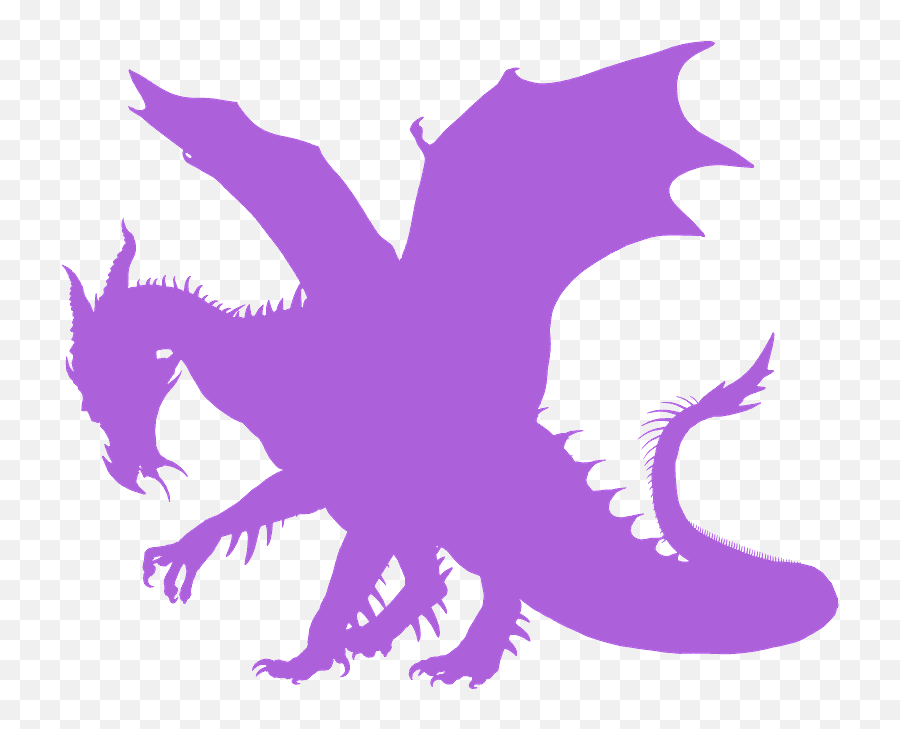 Dragon Silhouette - Black Dragon Png Emoji,Dragon Silhouette Png