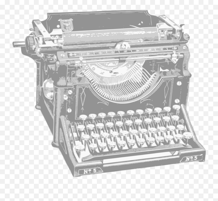 Office Equipment Office Supplies - Invention In Typewriter Emoji,Typewriter Clipart