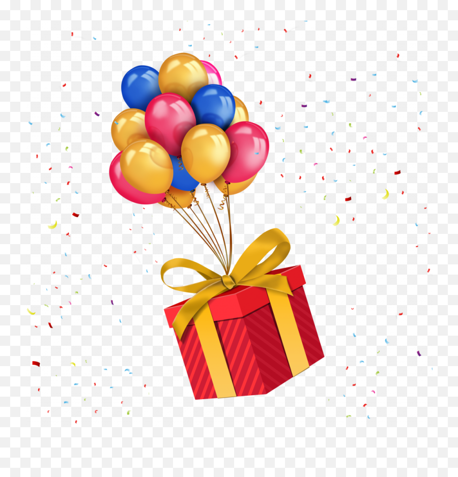 Imagenes Png Globos - Clipart Birthday Gift Png Emoji,Globos Png
