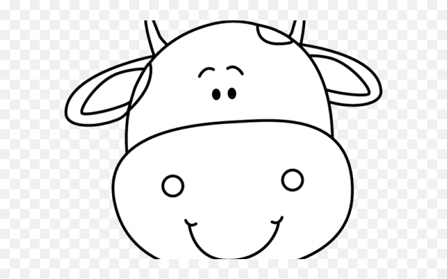 Cow Face Cliparts - Cow Face Clipart Black And White Emoji,Cow Skull Clipart
