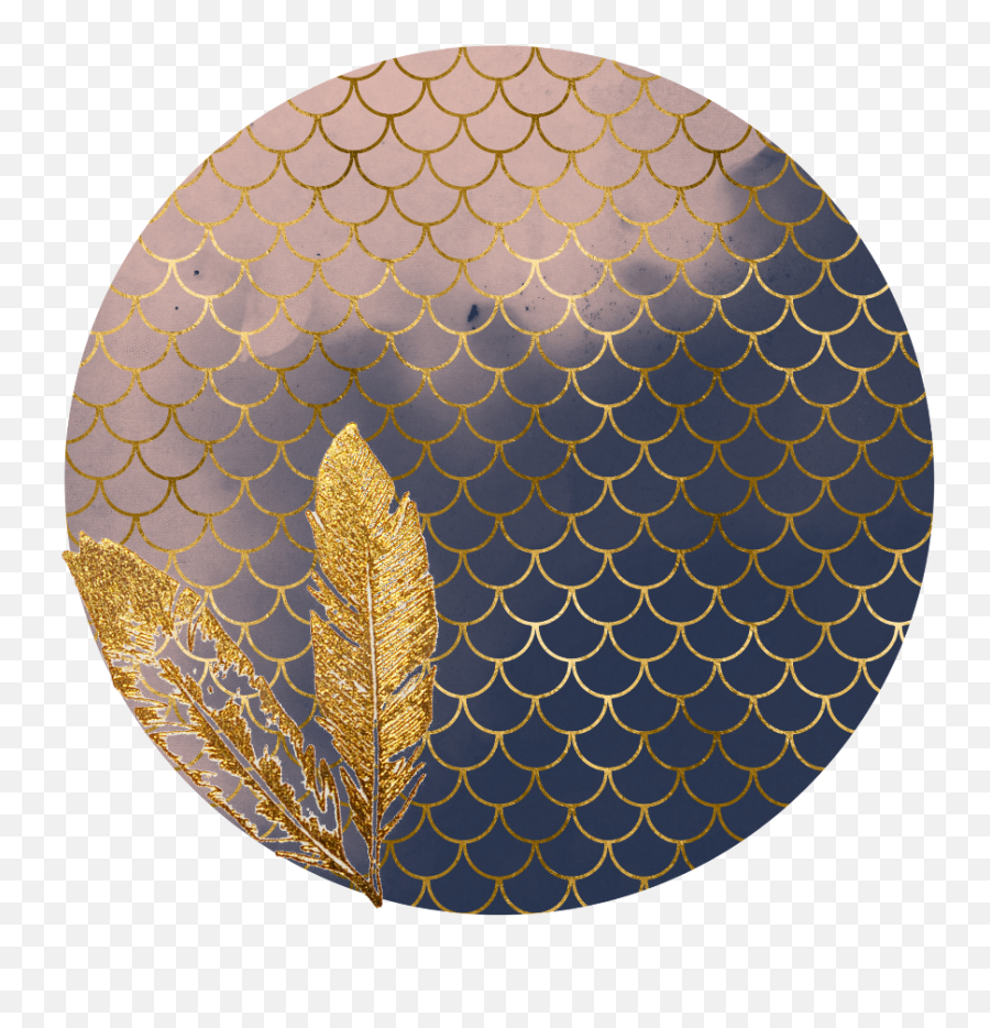 Download Gold Golden Pattern Template Round Feather - Circle Turkish Lira Symbol Png Emoji,Gold Circle Png