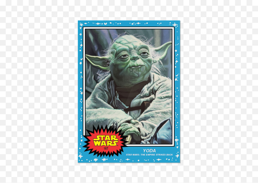 Topps Star Wars Living Set Card - Star Wars Cards Set Topps Emoji,Yoda Transparent