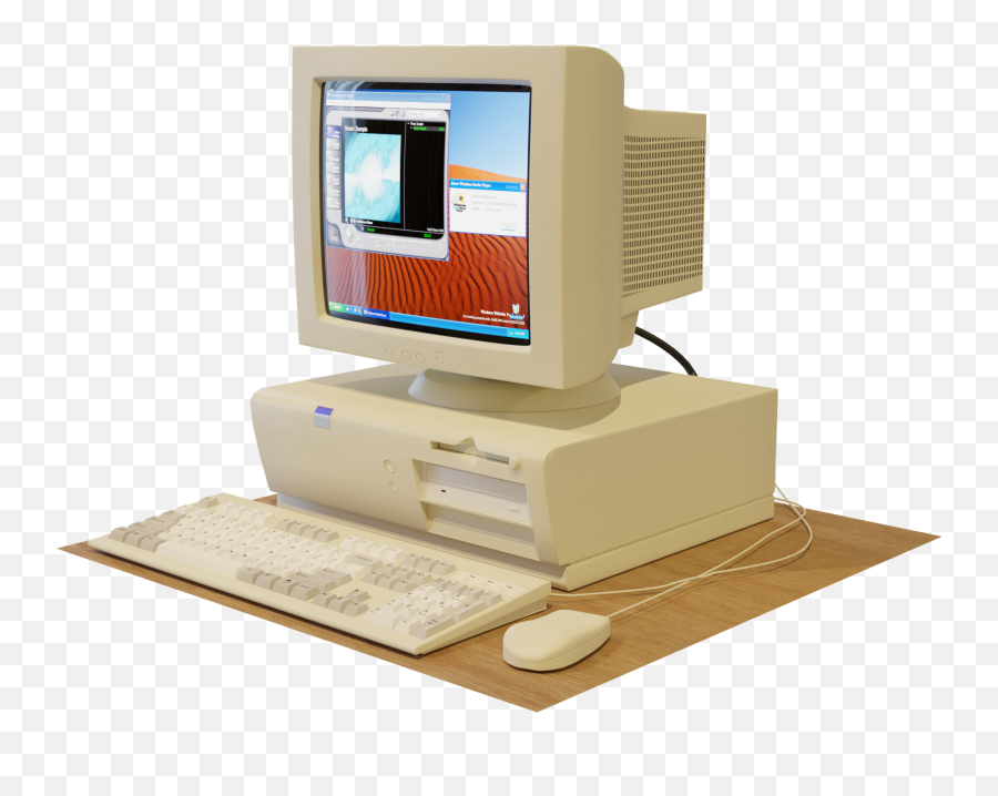 Blender - Old Computer System Emoji,Old Computer Png