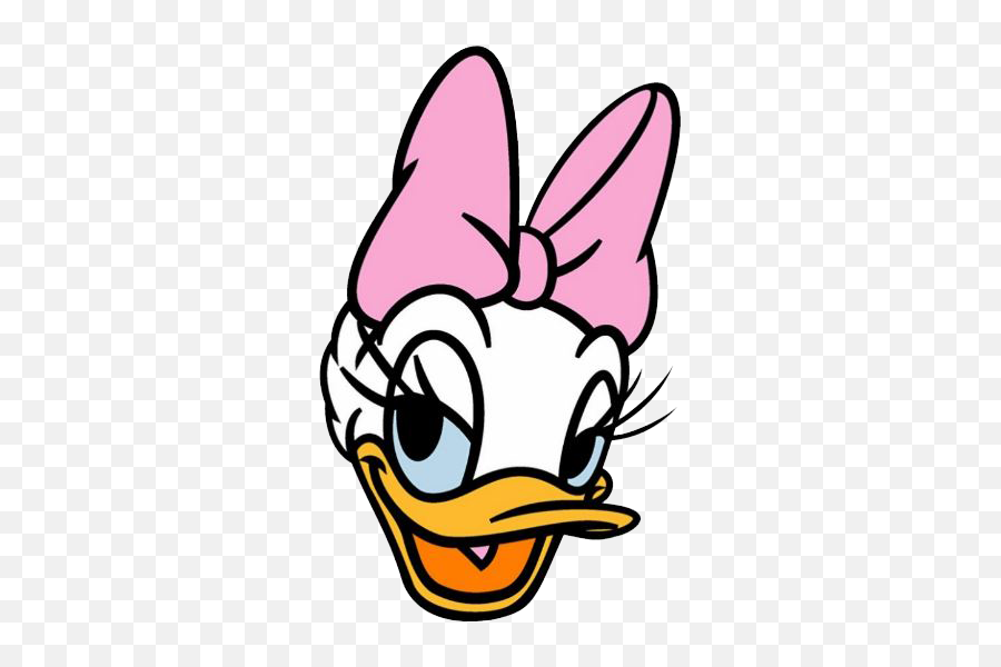 Lenny Face - Daisy Duck Black And White Transparent Png Daisy Duck Face Png Emoji,Lenny Face Transparent