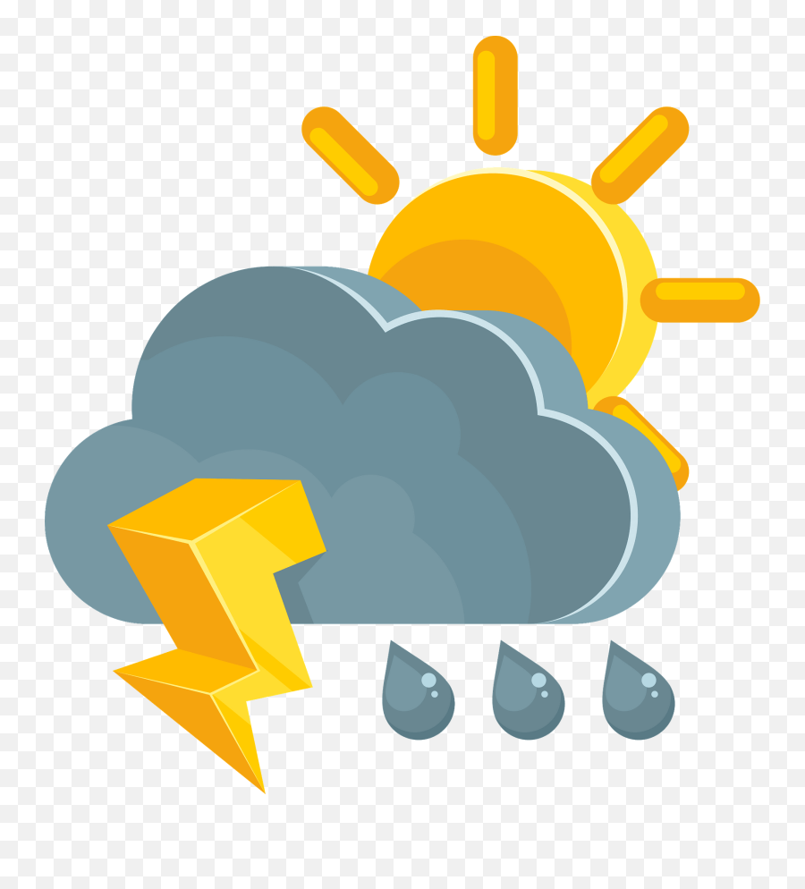 Weather Icon Clipart - Weather Icon Png Transparent Emoji,Weather Clipart