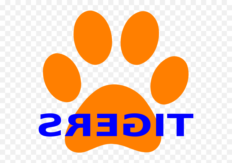 Clipart Of Michelle Auburn Tigers And Clemson - Circle Dot Emoji,Auburn Tigers Logo