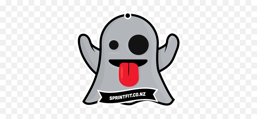 Sprint Fit Ghost Emoji Air Freshener,Ghost Emoji Transparent