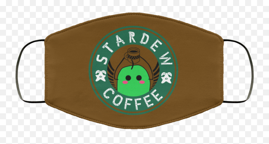 Stardew Valley Stardew Coffee Face Mask 0stees Emoji,Stardew Valley Logo Png