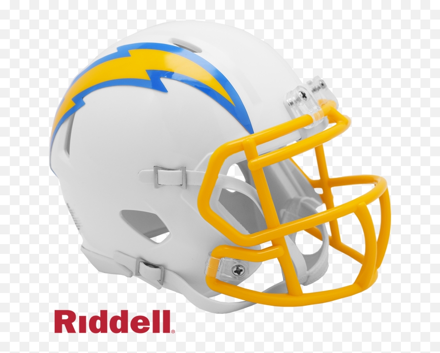 Los Angeles Chargers 2020 Mini Speed Helmet - Charlotte Football Helmet Emoji,La Chargers Logo
