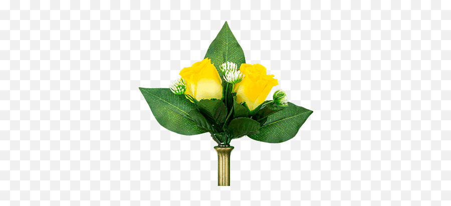 Flowers For Cemeteries Emoji,Yellow Roses Png