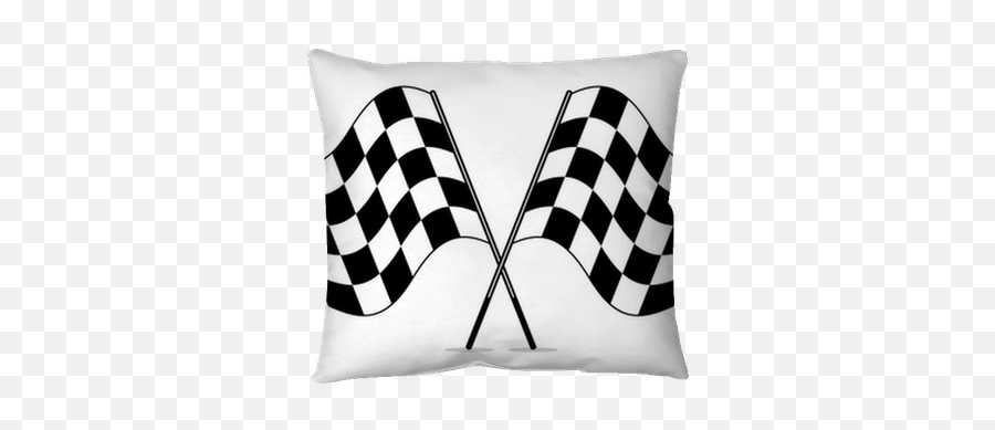 Vector Black And White Crossed Racing Checkered Flags Emoji,Throwing Clipart
