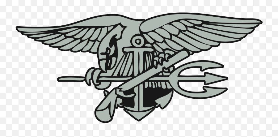 Navy Seal Logo Png - Logo Navy Seal Trident Emoji,Navy Seal Logo