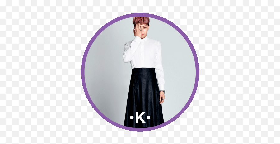 Male K - Pop Idols Who Have Worn Skirts Korean Fashion Trends Emoji,Big Bang Kpop Logo