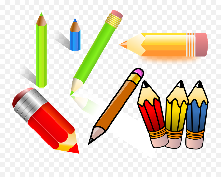 Pencils - Teacher Emoji,Pencils Clipart