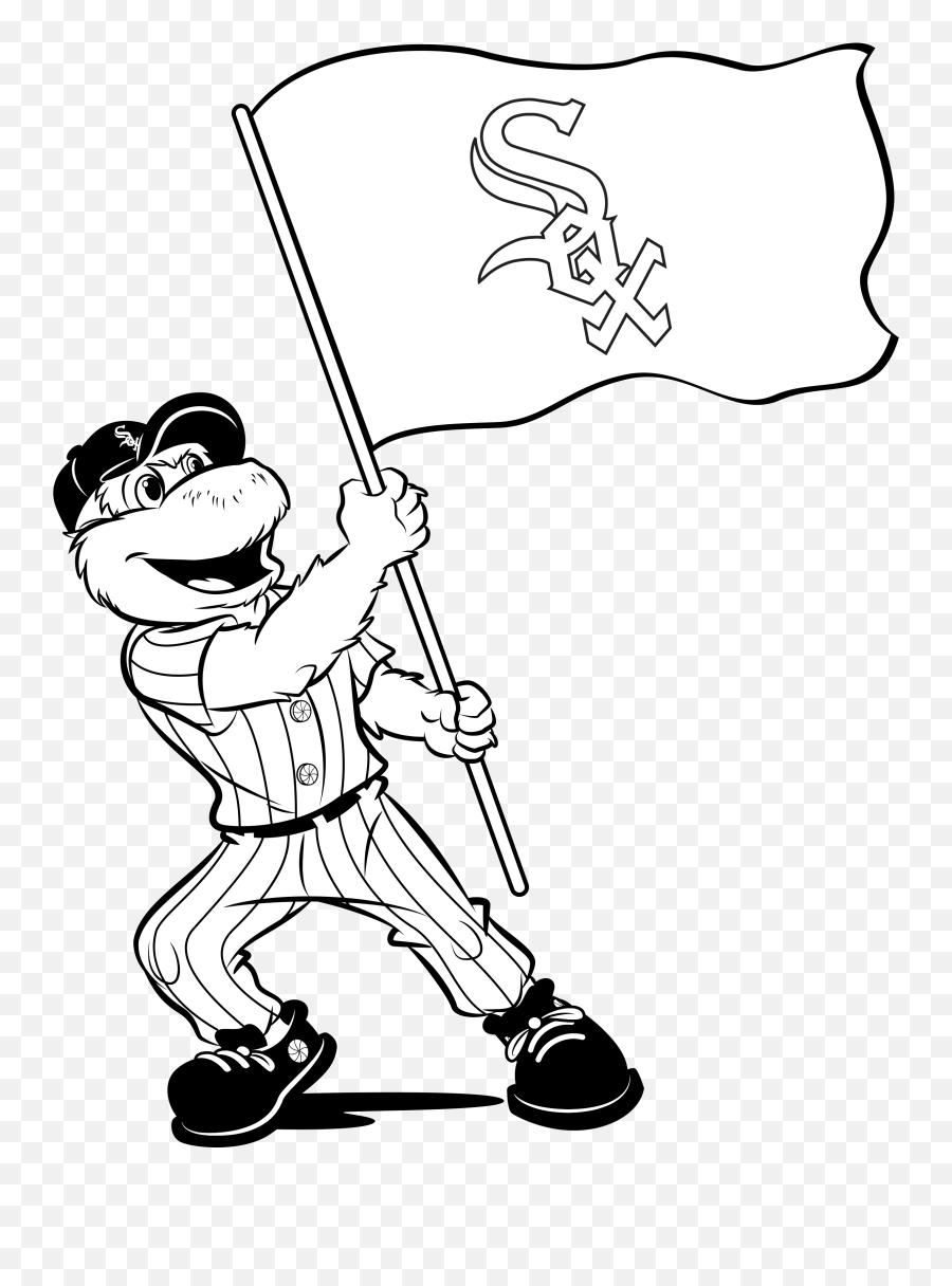 Southpawu0027s Coloring Pages By Chicago White Sox Inside - White Sox Coloring Pages Emoji,Chicago White Sox Logo