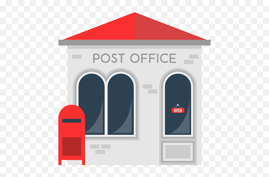 Post Office Png Images Free Post - Post Office Clipart Png Emoji,Post Office Clipart
