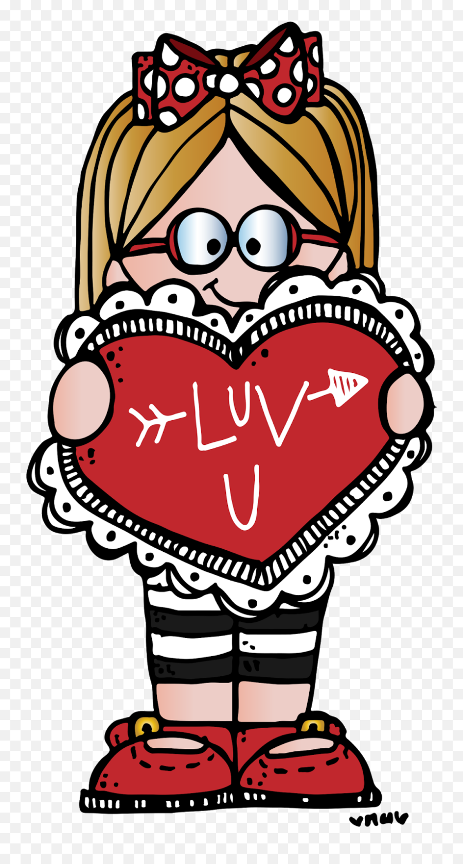 Drawing Valentine Clipart Clip Art - February Melonheadz Emoji,February Clipart