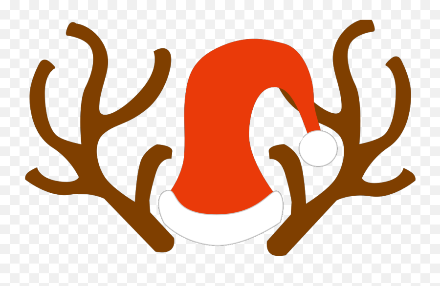 Rudolph Ears Clip Art At Clker - Reindeer Ears Clipart Emoji,Ear Clipart