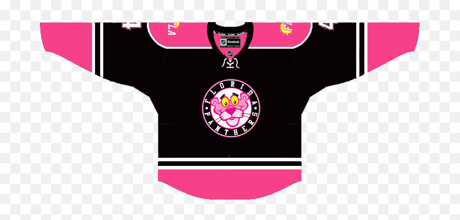 Florida Panthers Completely Changing - Black And Pink Hockey Jerseys Emoji,Florida Panthers Logo