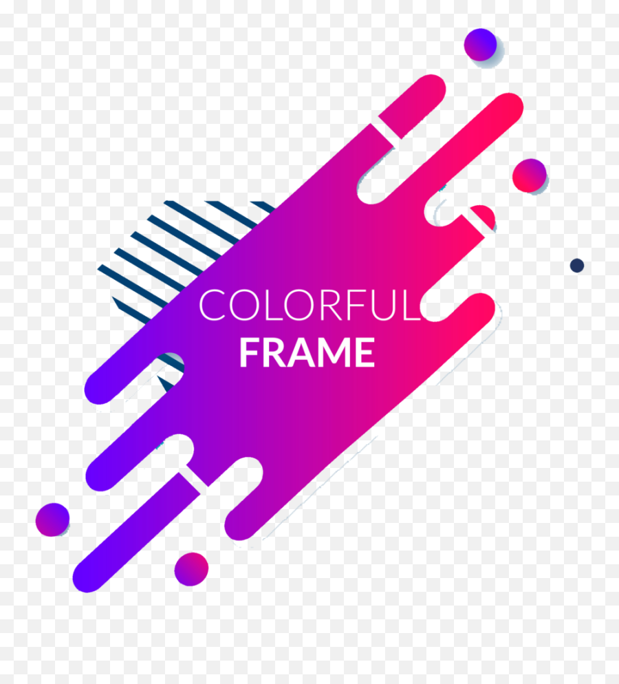 Abstract Colorful Frame Png - Abstract Designs Png Full Abstract Vectors Design Png Emoji,Picture Frame Png