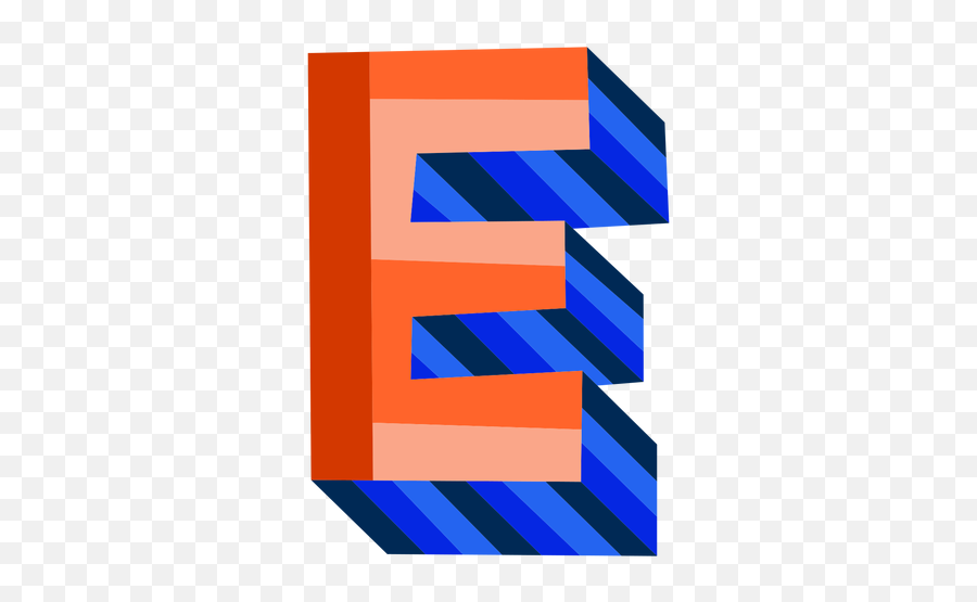 Colorful 3d Letter E - Letra E Em 3d Emoji,3d Png