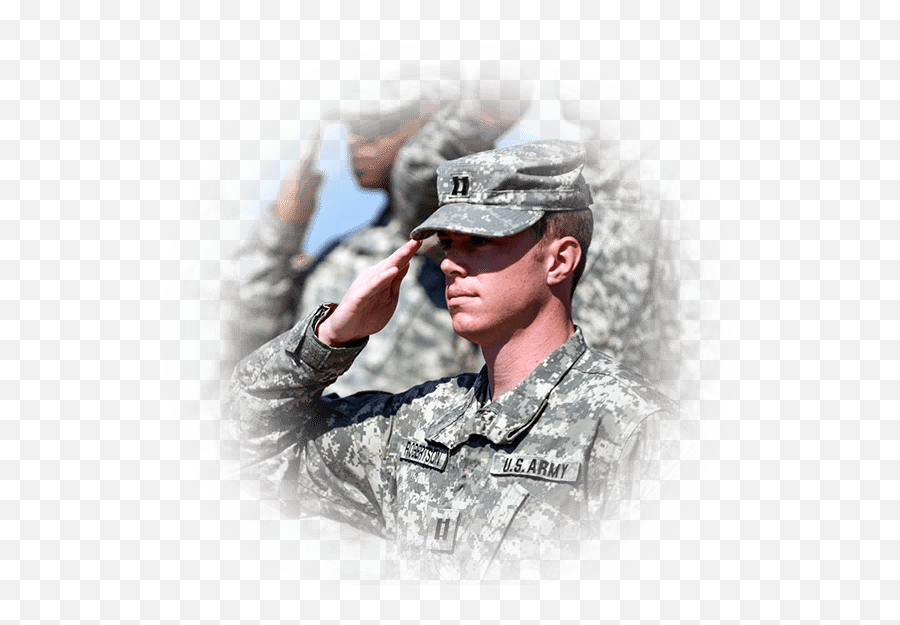 Download Army Salute - Army Saluting Png Image With No Army Combat Uniform Captain Emoji,Army Png
