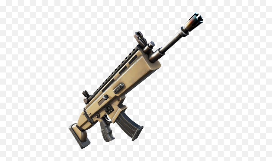 Assault Rifle - Fortnite Scar Emoji,Fortnite Guns Png