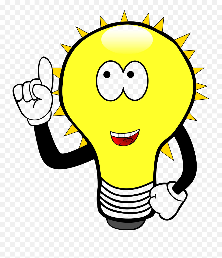 Download Hd Light Bulb Clipart Png - Clipart Bulb Emoji,Clipart