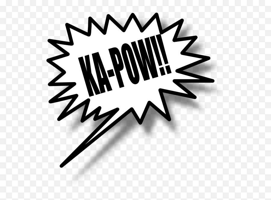 Kapow Clip Art At Clkercom - Vector Clip Art Online Emoji,Pow Clipart