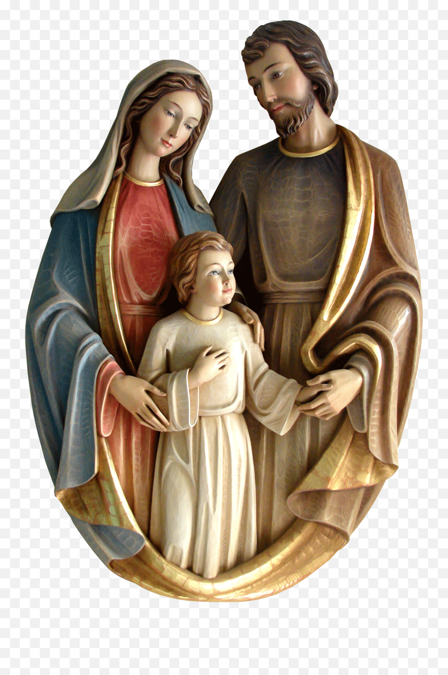 Holy Family Holy Family Jesus Pictures Statue Emoji,Mary And Joseph Clipart
