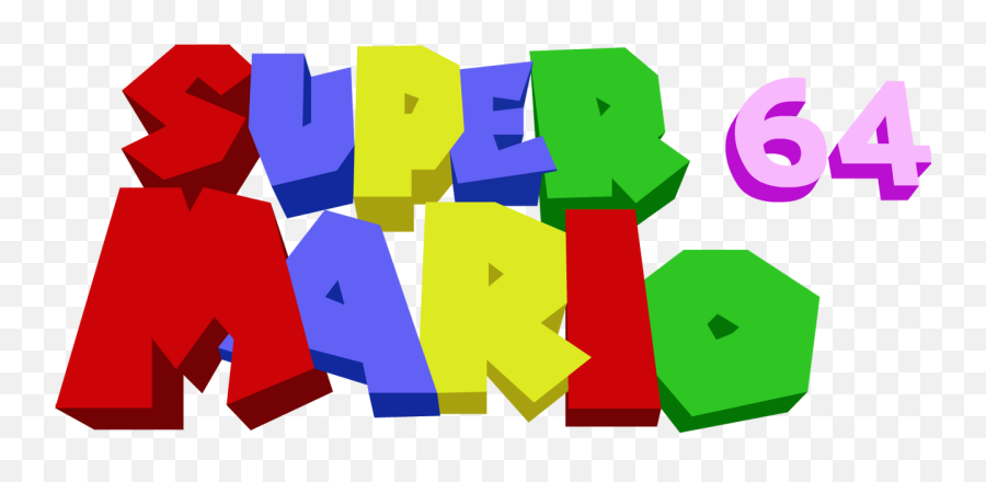 Super Mario 64 Logopedia Fandom Emoji,Mario Sunshine Logo