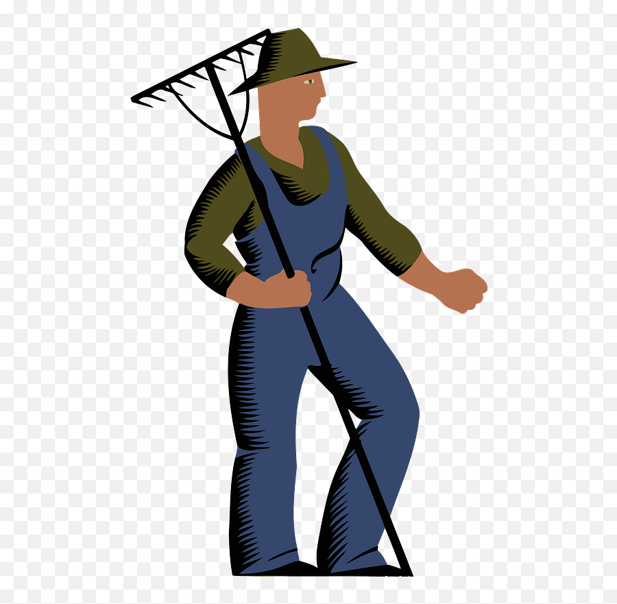 Farmer Clipart Free Download Transparent Png Creazilla - Farm Labour Clip Art Emoji,Farmer Clipart