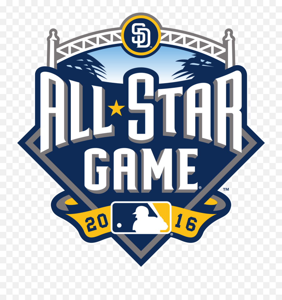 Al Downs Nl In Mlbs All - Mlb All Star Game 2016 Emoji,Mlb Logo