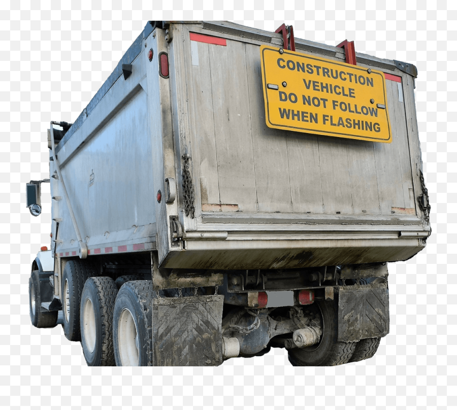Download Dump Truck Sign Mount - Trailer Truck Png Image Emoji,Dump Truck Png